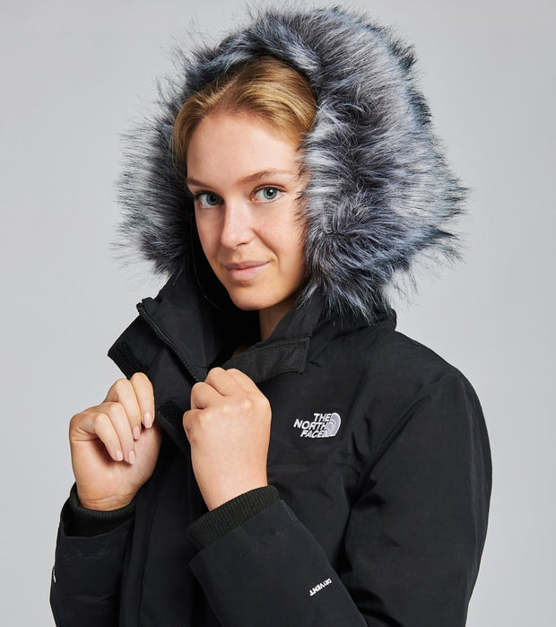 the north face arctic parka black