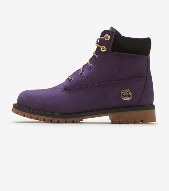 dark purple timberland boots