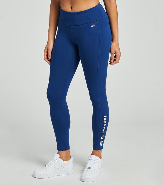 tommy hilfiger blue leggings