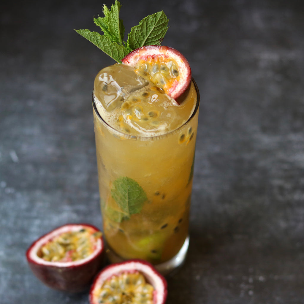 Clean Liquor Passionfruit Mojito with CleanRum