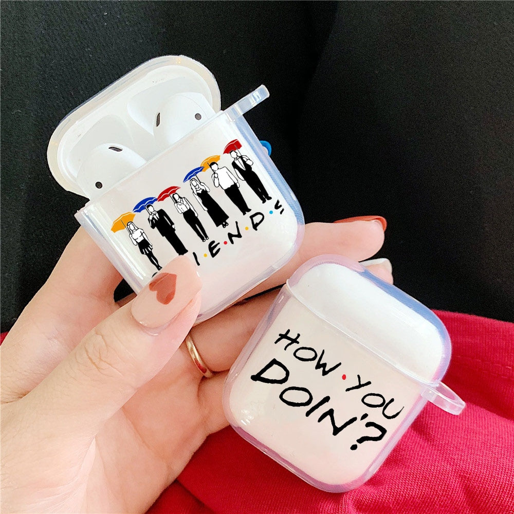 Best Friends TV Show Phone Case For Airpods 2 1 Cover Clear Ctue Transparent Silicon Soft TPU Case For Airpod 2 Earphone Cases