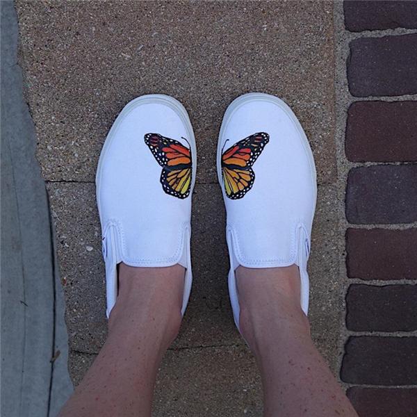 monarch butterfly sneakers