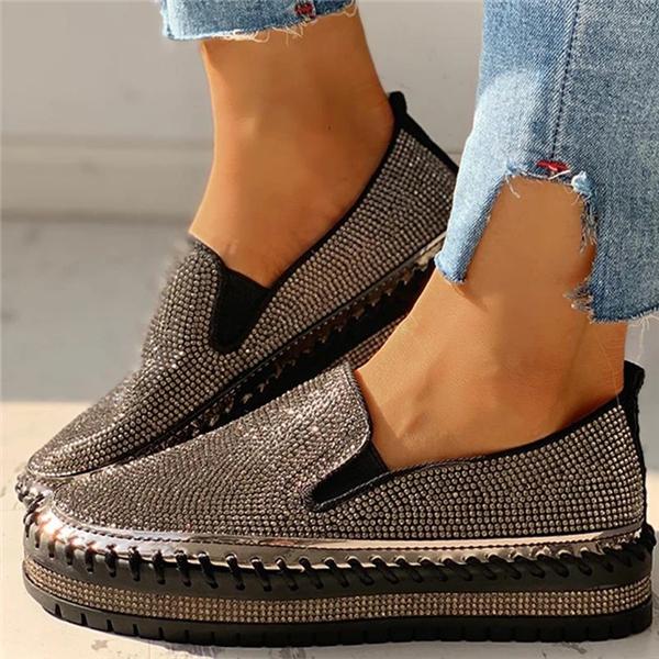 womens casual slip on loafers