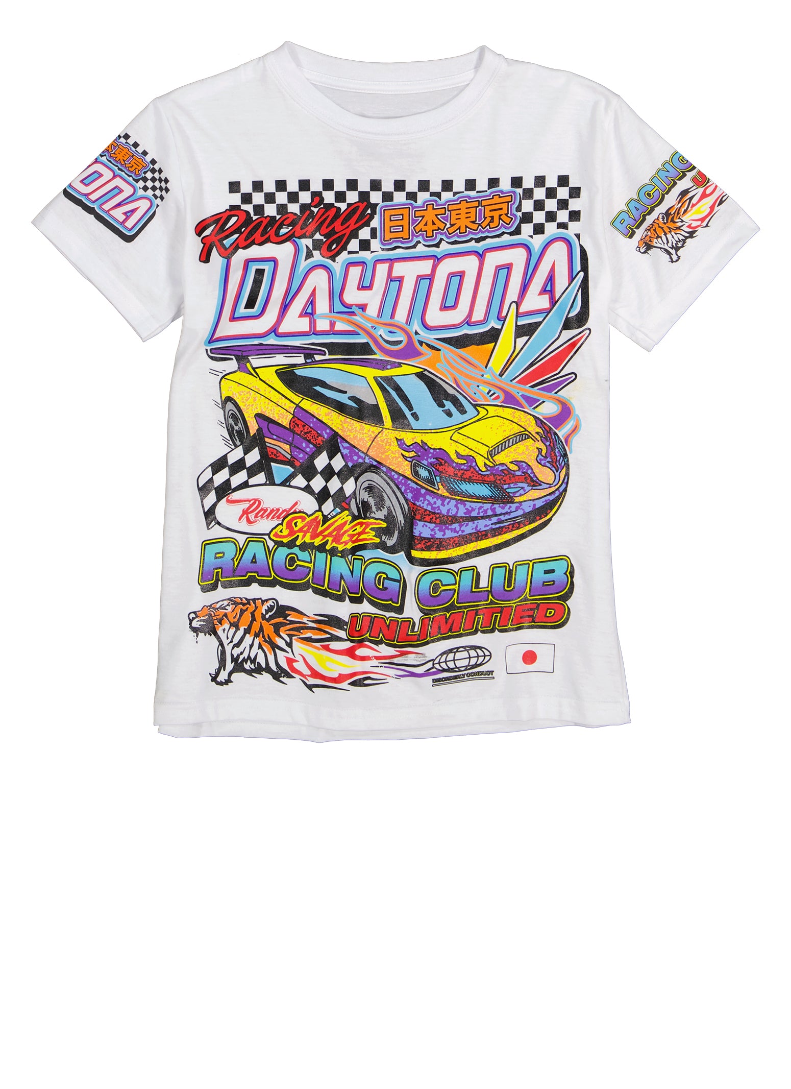 racing graphic tee