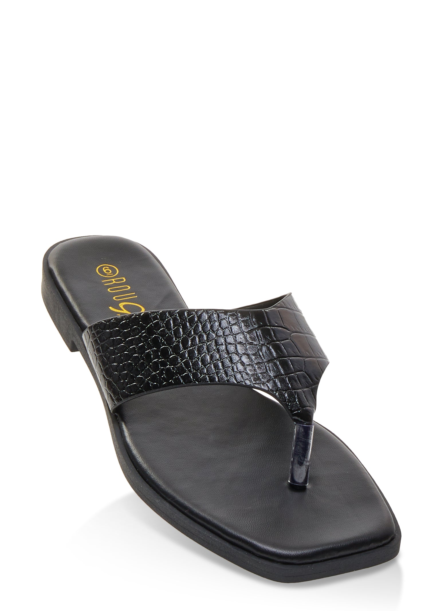 womens croc thong sandals