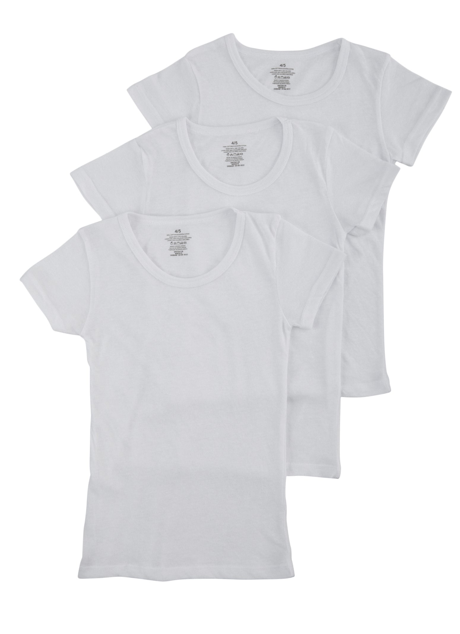 Little 3 Shirts - White