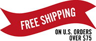 Free Shipping on Domestic Orders Over $75