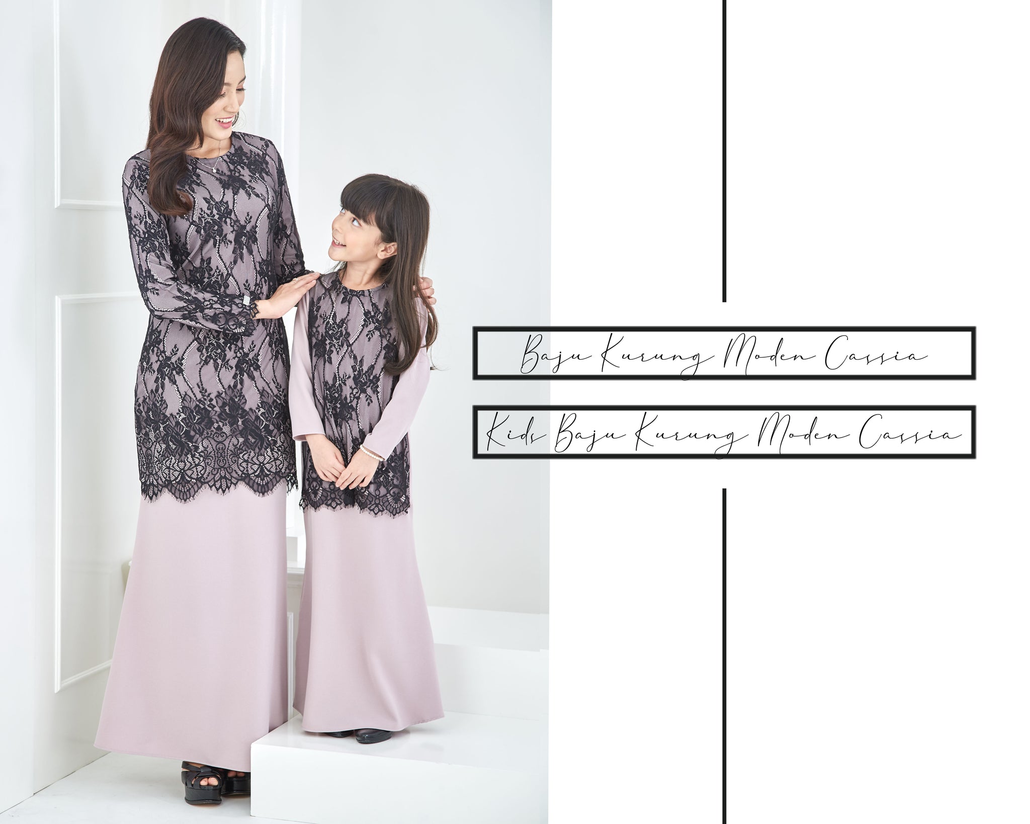 Baju Kurung Moden Cassia 2020 (Mauve)