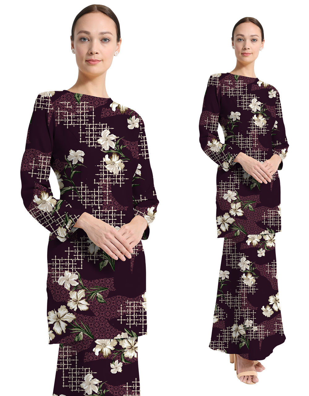 Palino Crepe Dalenna (Eggplant Purple)