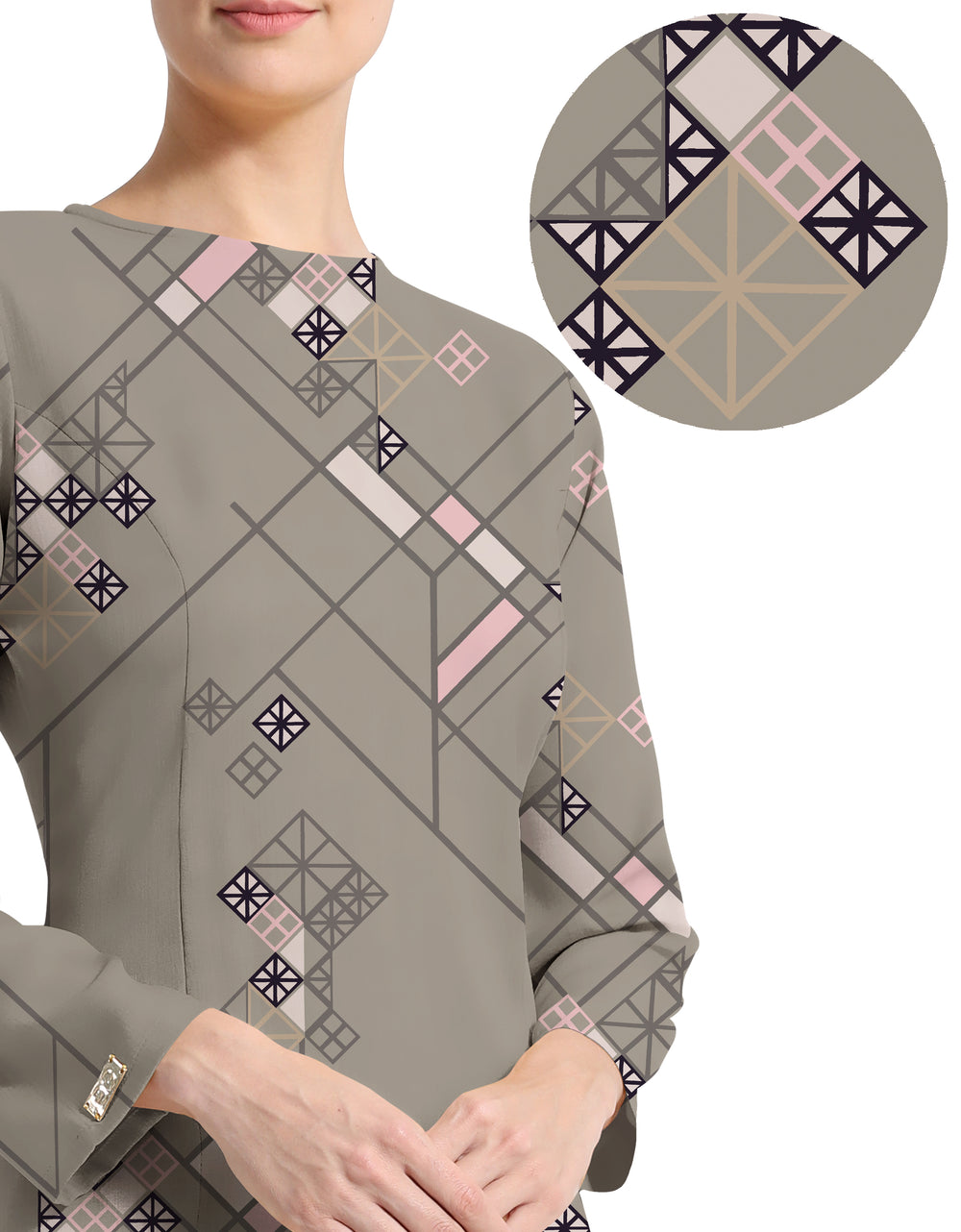 Rosa Crepe Becca (Mindful Grey) - 3.5 Meter