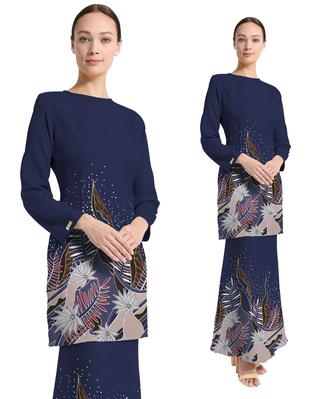 Rosetta Satin (Navy Blue) - 4 Meter