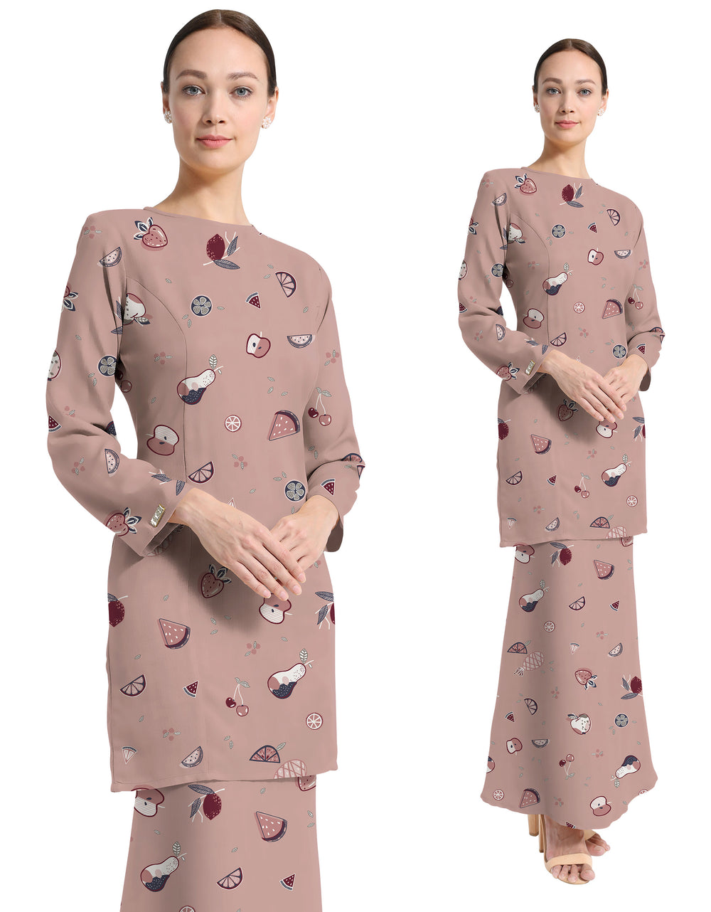 Como Crepe Digital Clarissa (Dusty Rose) - 3.5 Meter
