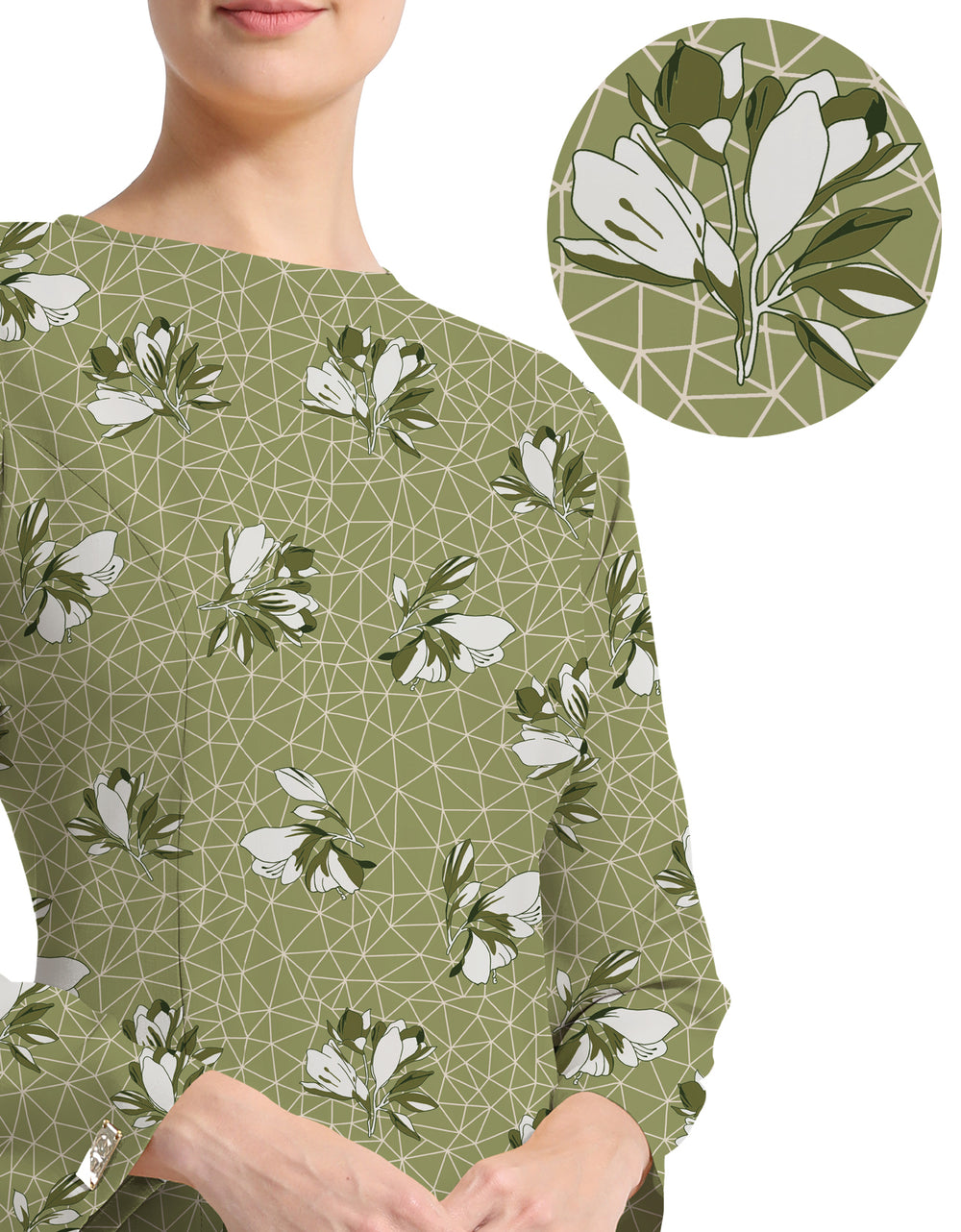 Palino Crepe Astria (Envy Green)