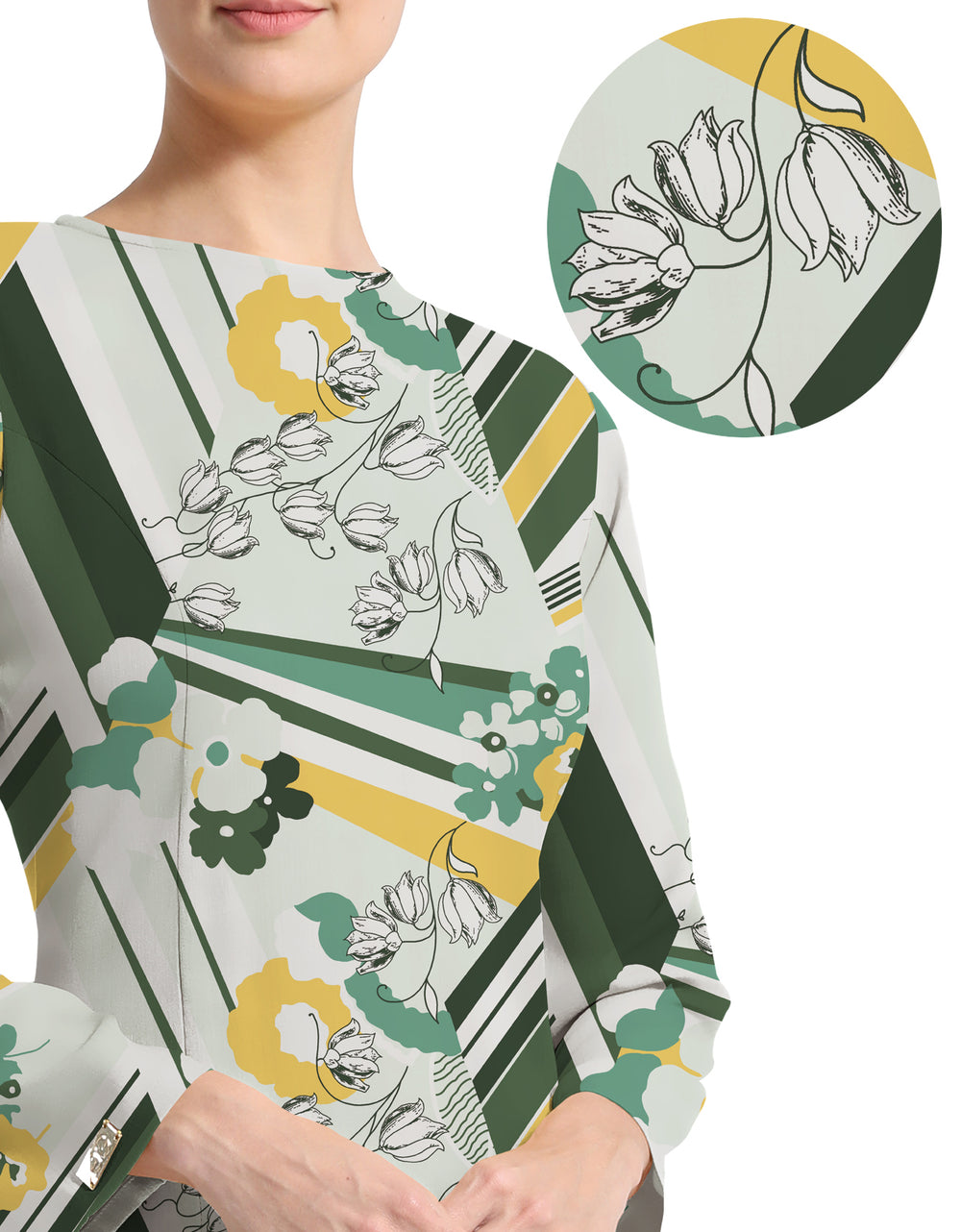 Palino Crepe Astria (Emerald Green)