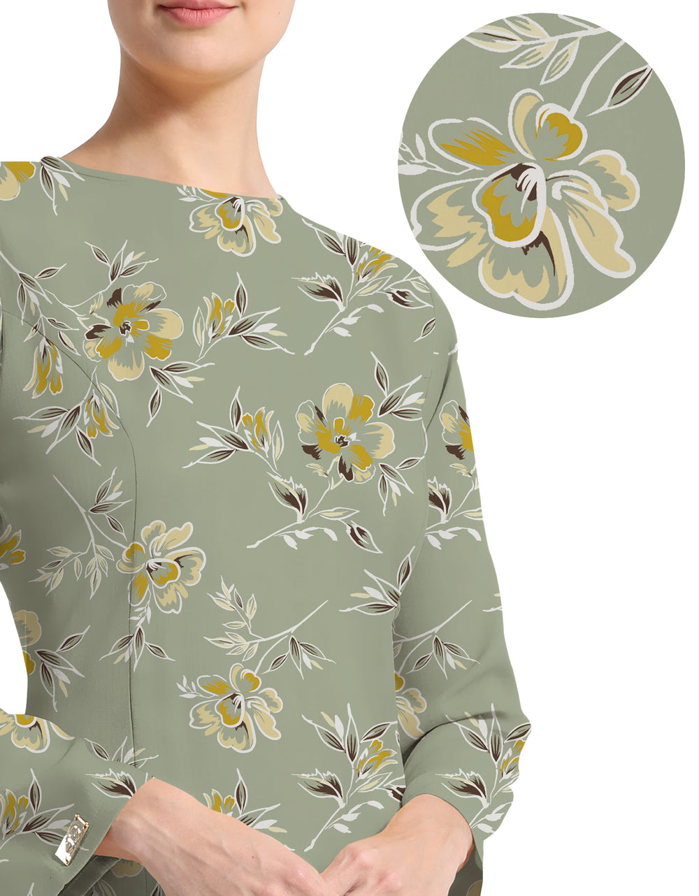 Palino Crepe Astria (Alabaster Green)