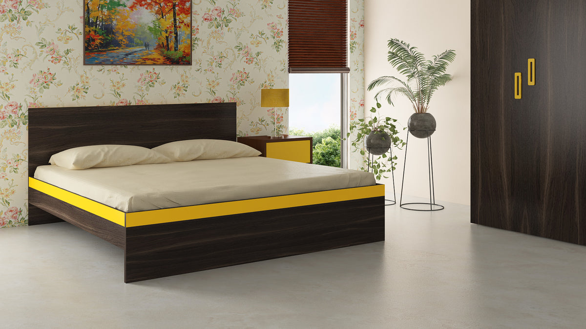 Adona Adonica Fusion King Bed Plywood Mauritian Bamboo - Light ...