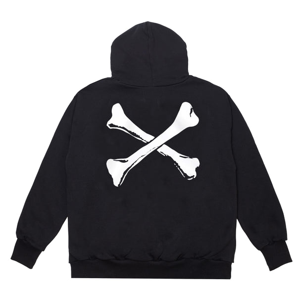 ファッション通販】 wtaps WTAPS CROSS BONES BLACK HOODY 通販 BONES