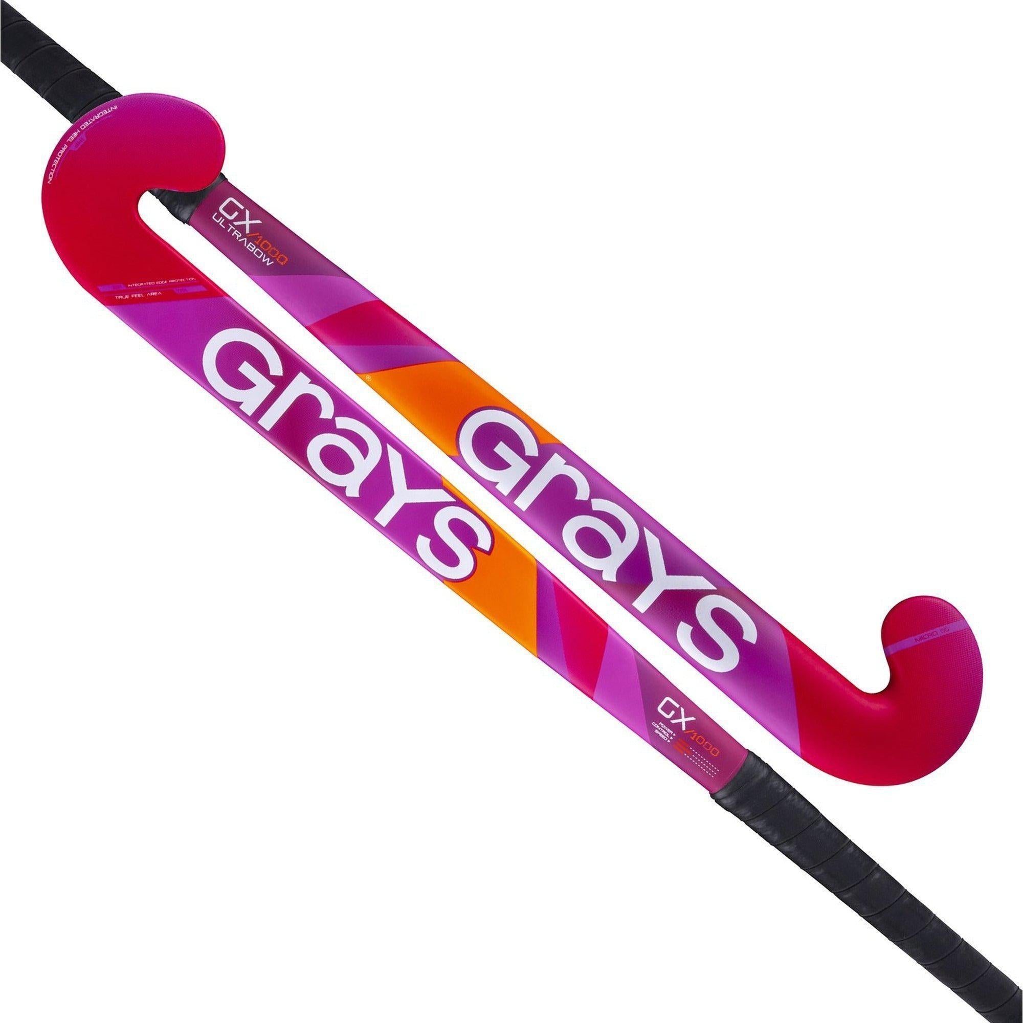 Grays GX1000 Ultrabow Composite Junior Hockey Stick - Pink