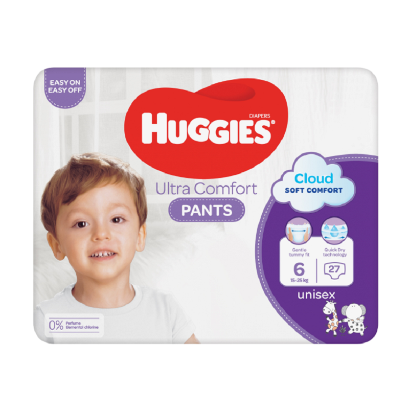 Plons balkon af hebben Huggies Ultra Comfort Pants size 6 27st – TOKOPOINT.COM