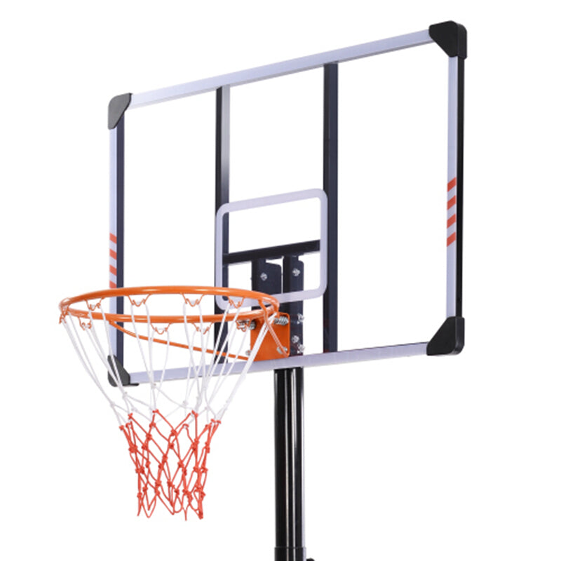 Yoghurt Inspiratie kennisgeving Verstelbare Basketbalring met Rollen 2,25m tot 3,05m – TOKOPOINT.COM