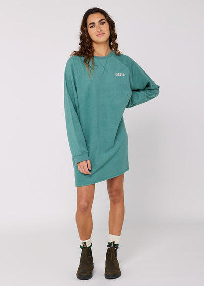 Sisstrevolution Agathe Dress - Teal Sea