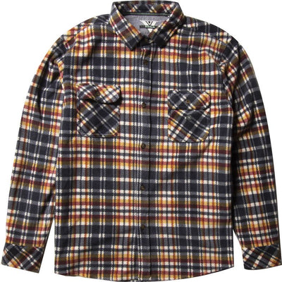 Vissla Eco-Zy Boys Ls Polar Flannel -dark naval