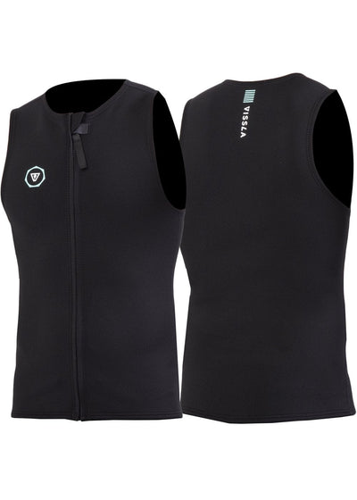 VIssla7 Seas 2mm Front zip wetsuit vest