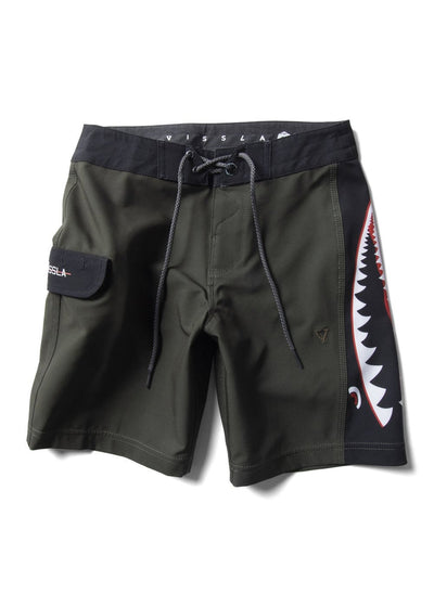 Vissla Warbird 13" Kids Boardshort-Tarp