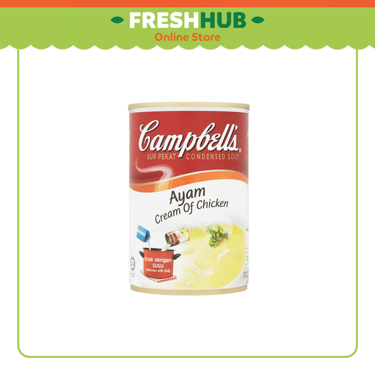 Campbell sup cendawan Spaghetti Carbona