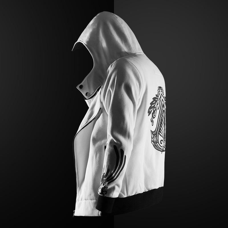 assassin's creed zipper hoodie