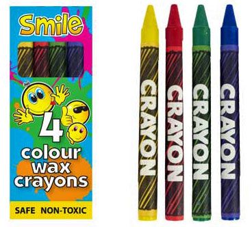 Smiley Wax Crayons