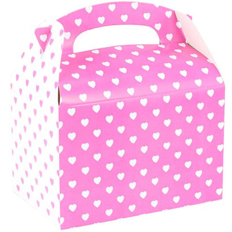 Pink & White Hearts Party Box