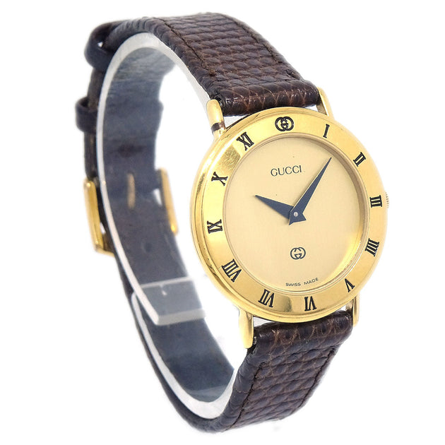 gucci gold face watch