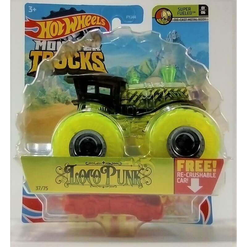 hot wheels monster trucks loco punk toxic