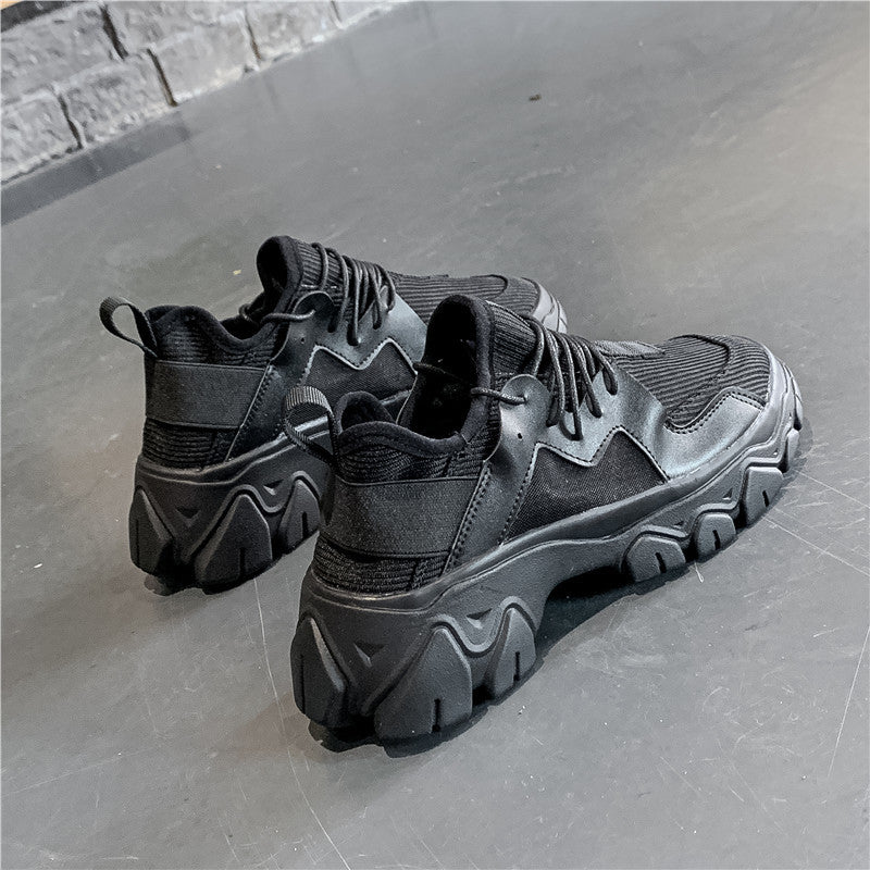 black high chunky trainer