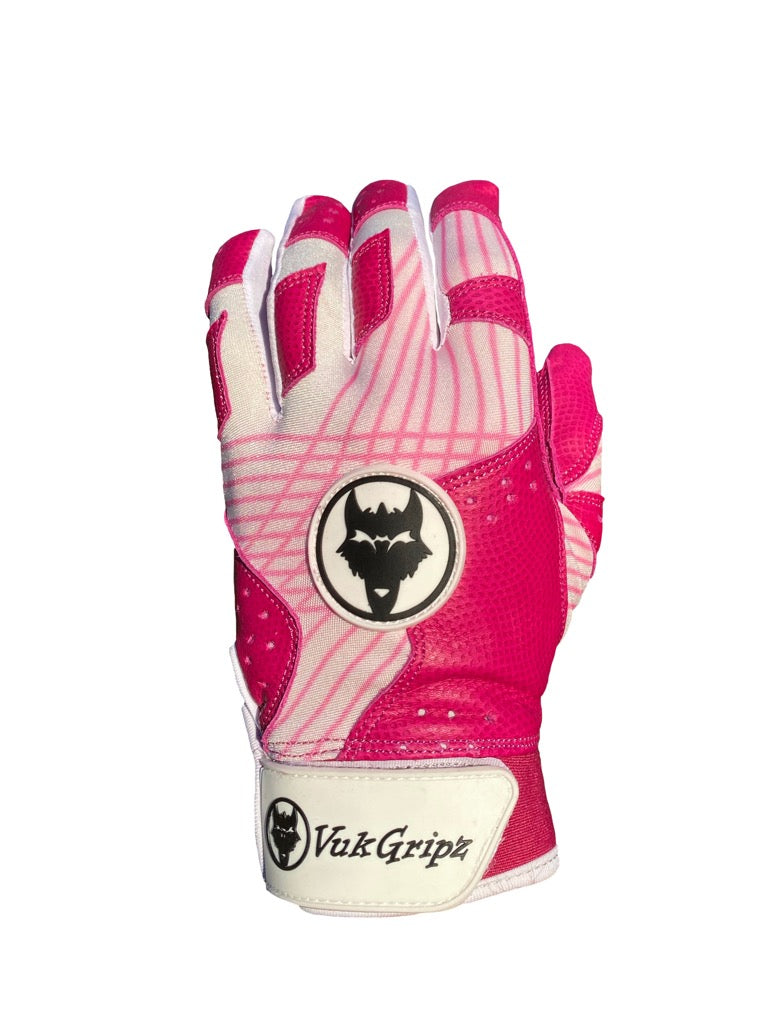 pink batting gloves youth