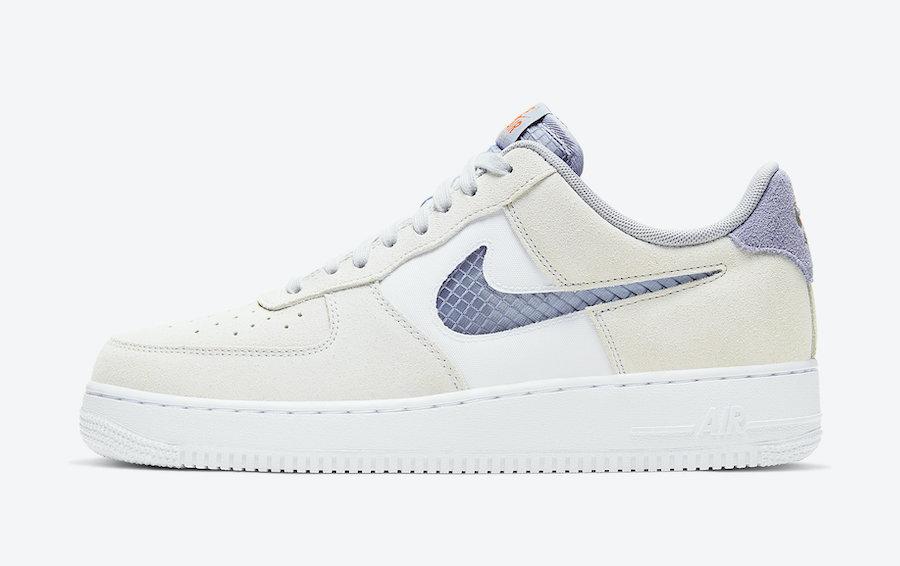 air force 1 low pure platinum indigo fog