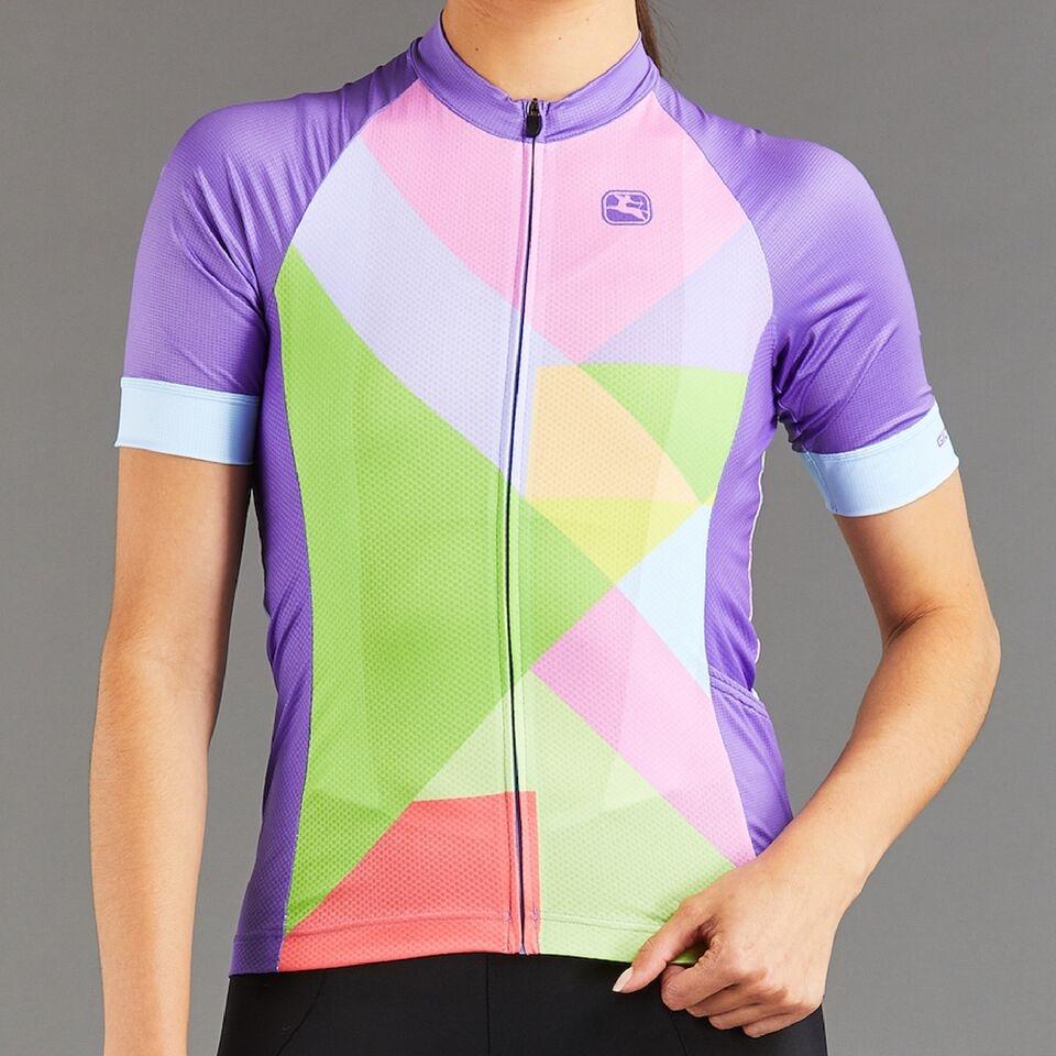 Giordana Women's Tenax Pro Moda Geometria Cycling Purple/Mint/Pink –