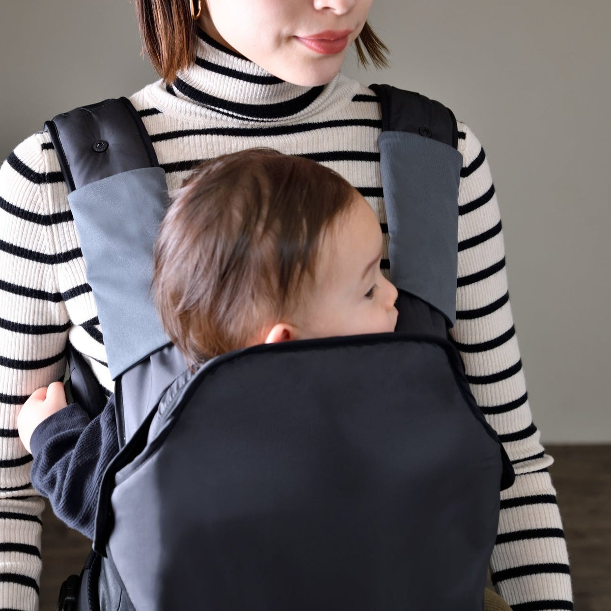 オイルペイント 【美品】ANDROSOPHY Baby Carrier ネイビー 抱っこ紐