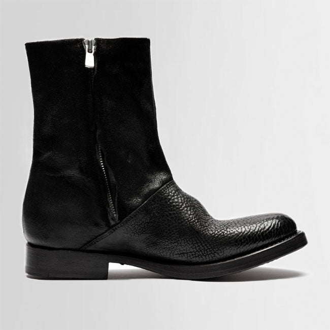 Asgaard HREFNA reversed Zip Boot 001 Black
