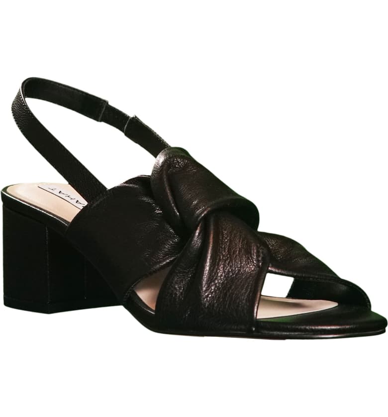 tahari black sandals