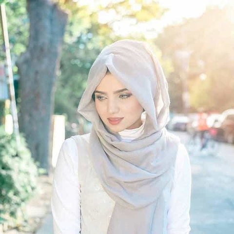 layered hijab