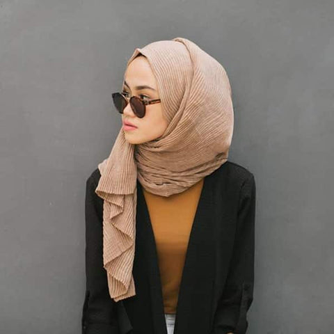 one side drape hijab