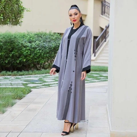 grey abaya online