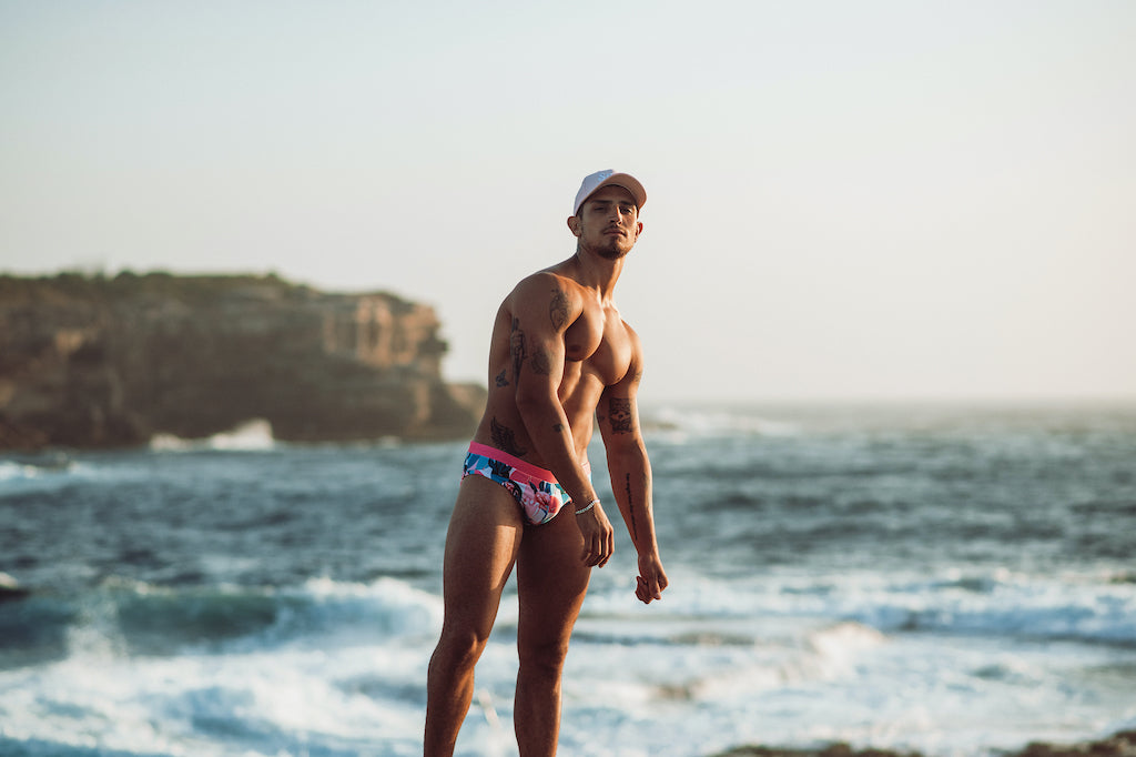 Rude Rainbow Beach Gay Speedo Swimwear