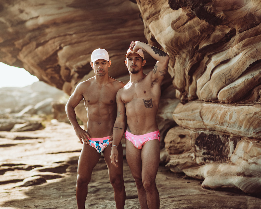 Rude Rainbow Beach Gay Speedo Swimwear