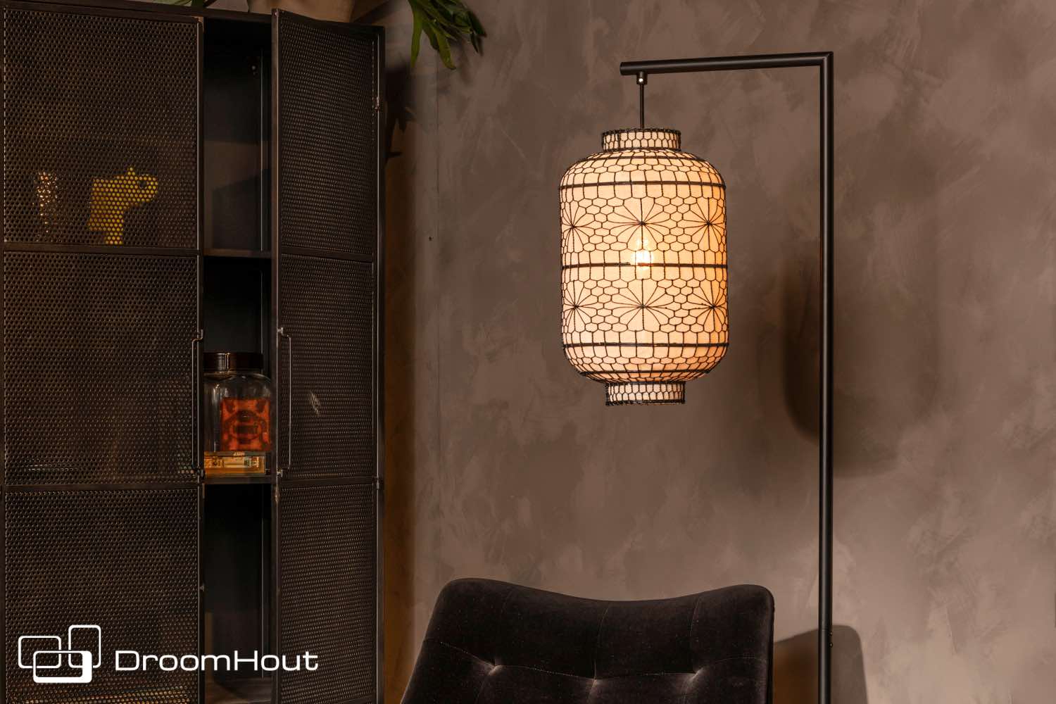 Onze onderneming Bel terug dilemma Vloerlamp Dutchbone Ming | Chinese lampion lamp | DroomHout
