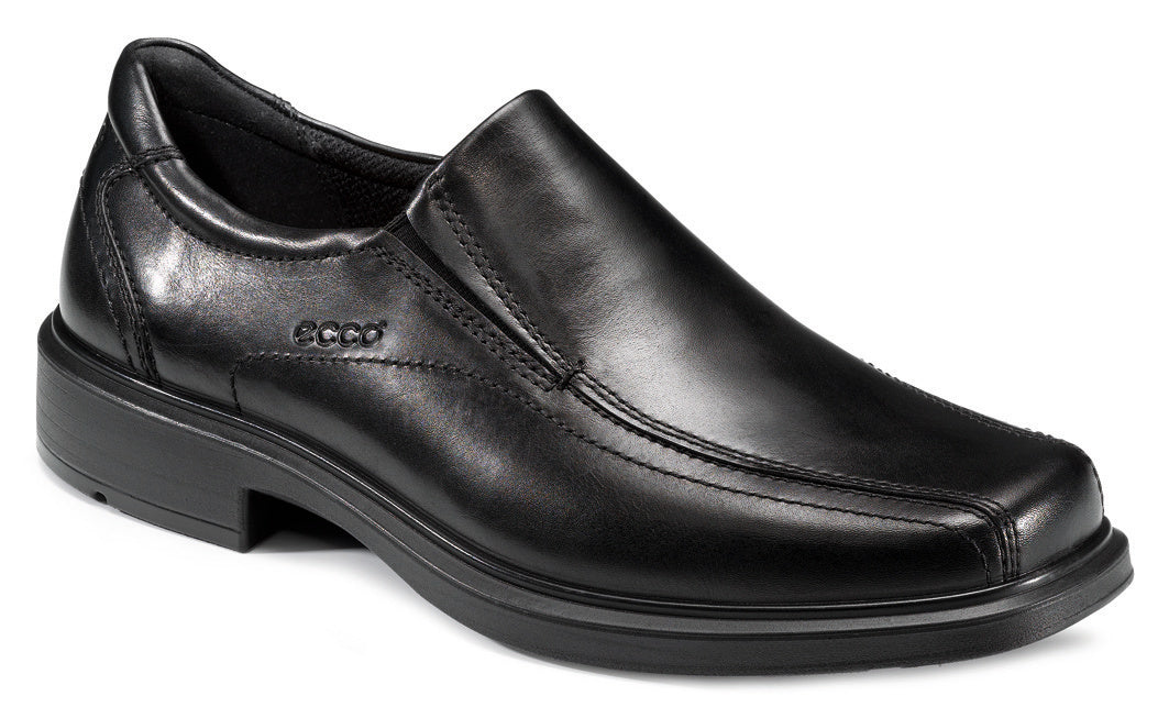 ECCO Helsinki Leather On Dress Shoe - Black – McKnight & Brown
