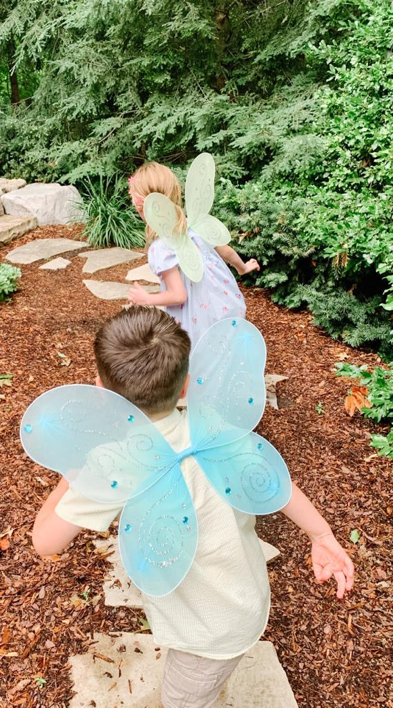 fairy chase at a fairy garden birthday party