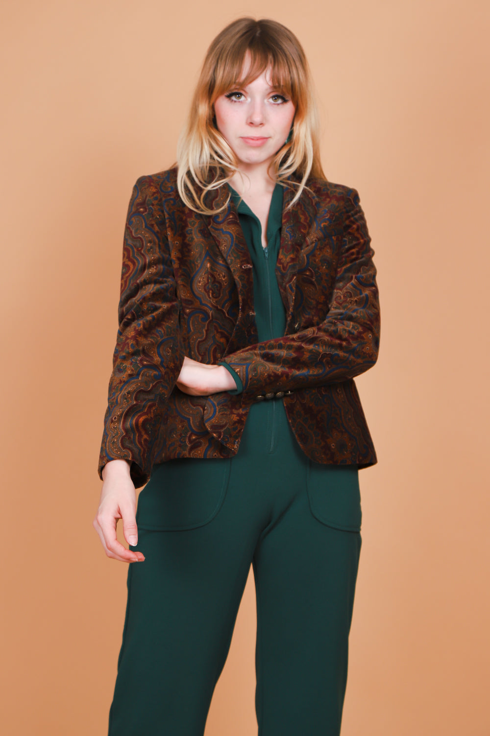 Vintage The Paisley Committee Velvet Jacket